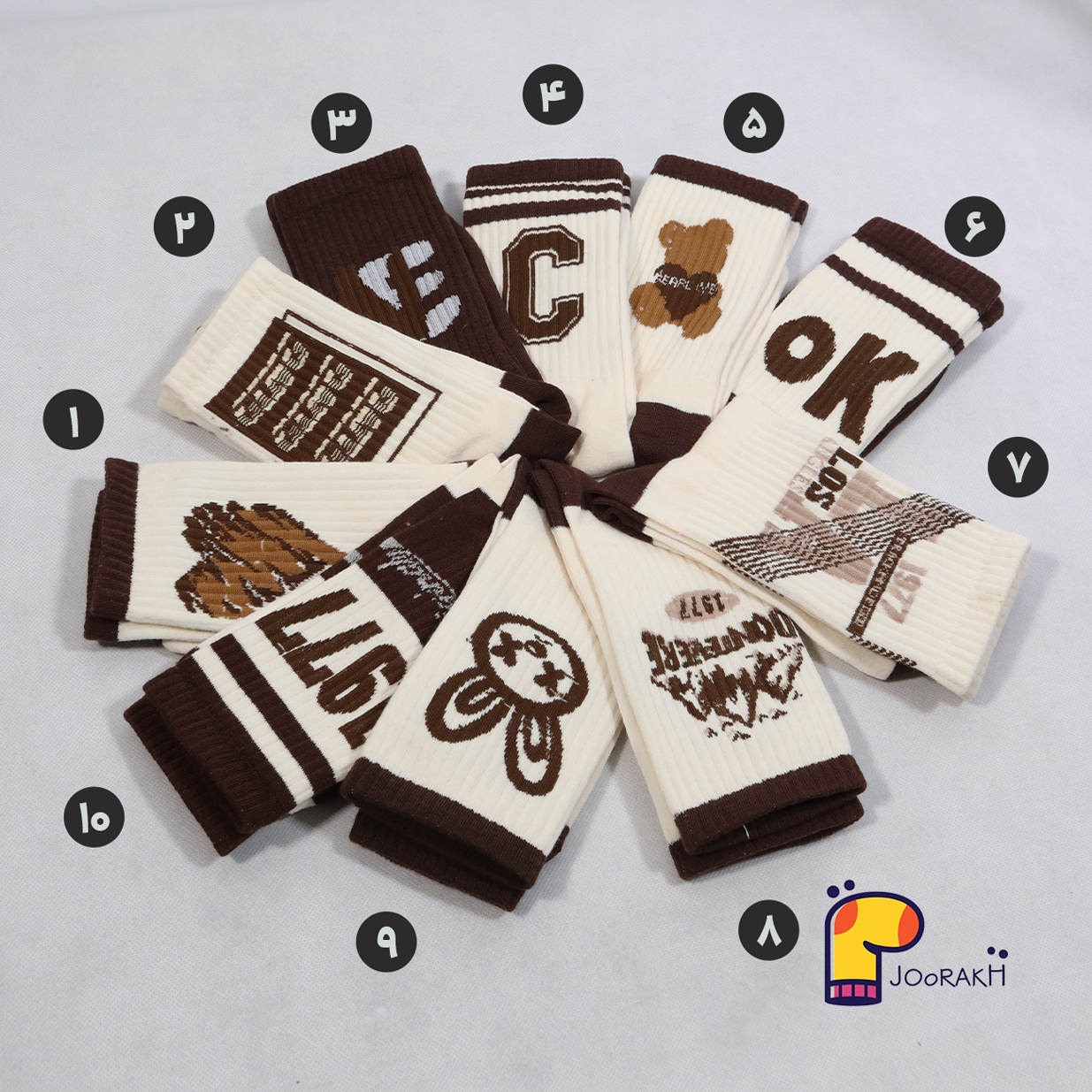 جوراب ساقدار ok کد 110
